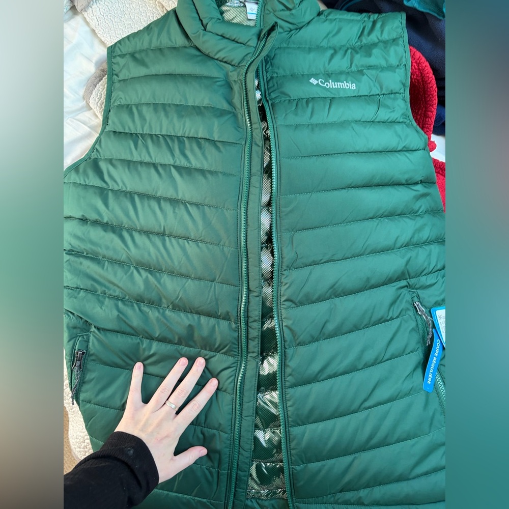 ❌ SOLD! DO NOT PURCHASE!!!! ❌ Columbia Forest Green Quilted Vest
